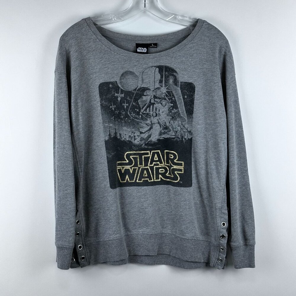 Women's Star Wars Darth Vader Crew Neck Long Sleeve Sweatshirt
